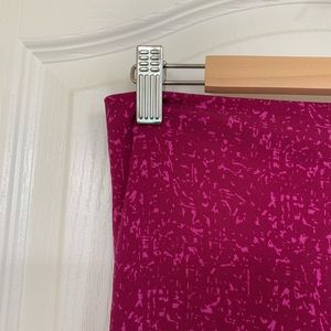 NWOT LuLaRoe Maxi Skirt: S Fuchsia pattern